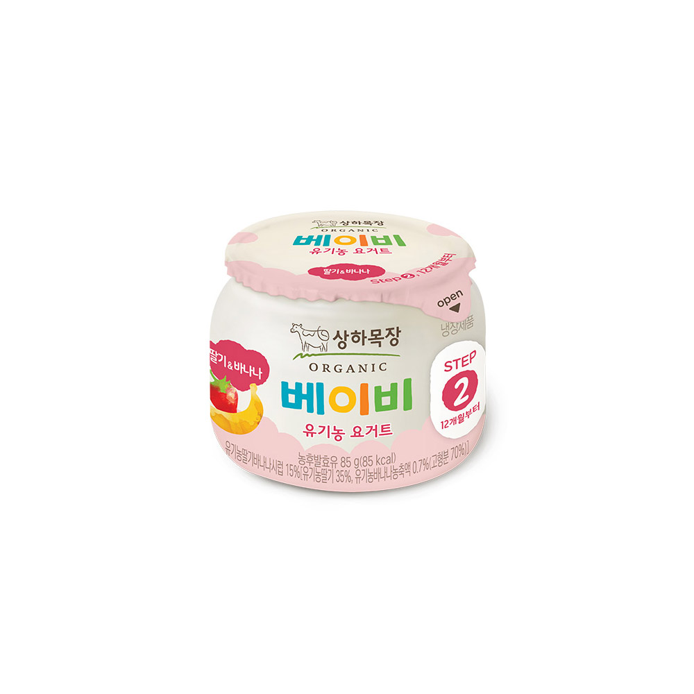 베이비요거트 딸기바나나 85g x 25개 (4주 배달)